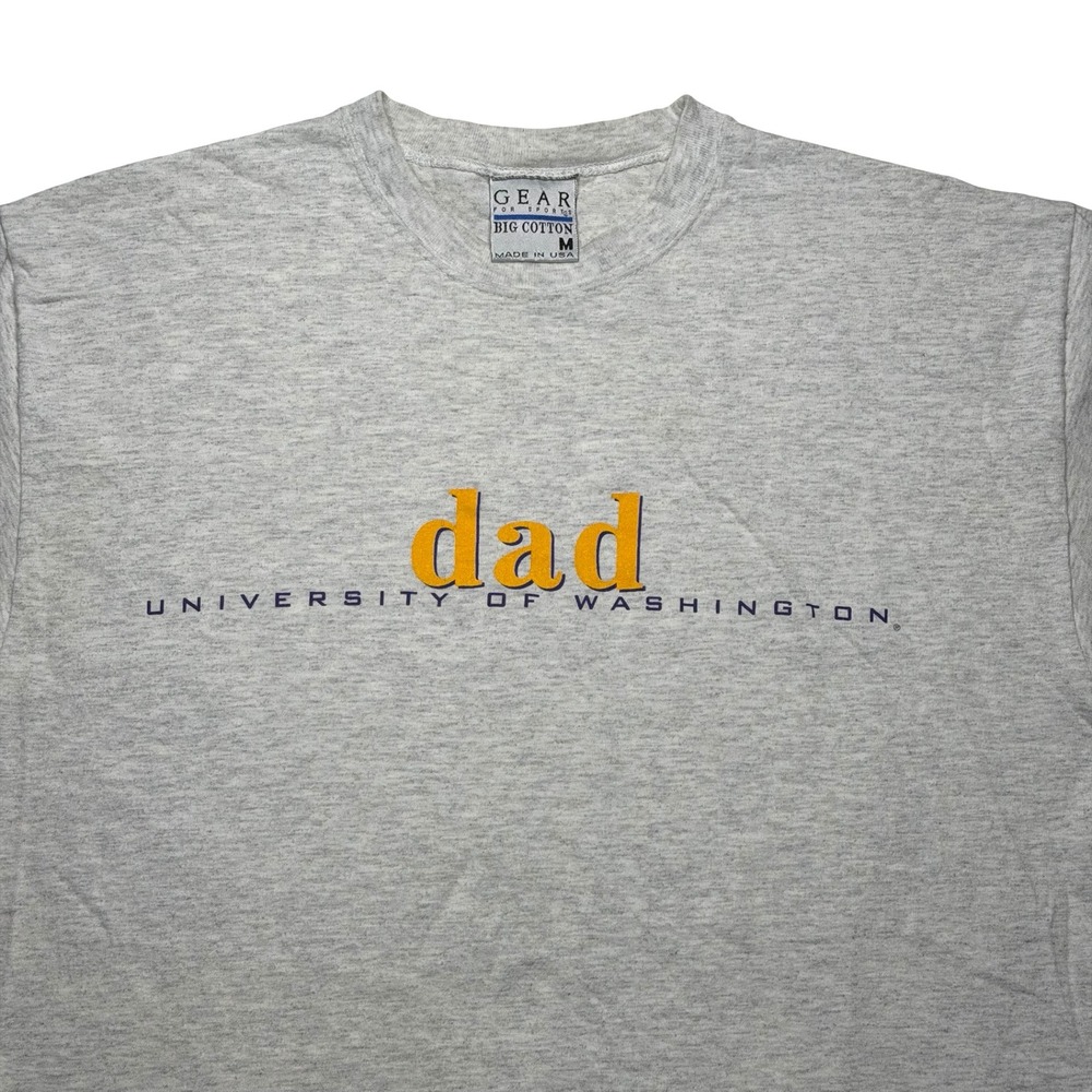 Vintage Washington Huskies college dad shirt